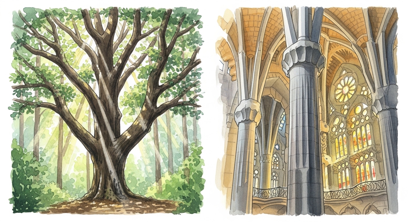 ガウディ建築はサステナの教科書｜自然哲学・省エネ・循環で読み解く機能美