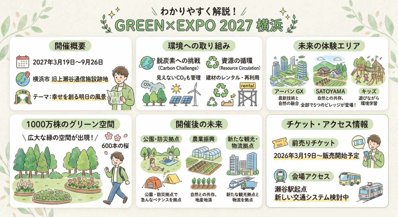横浜GREEN×EXPO 2027の全貌：サステナビリティ戦略と未来の都市づくり