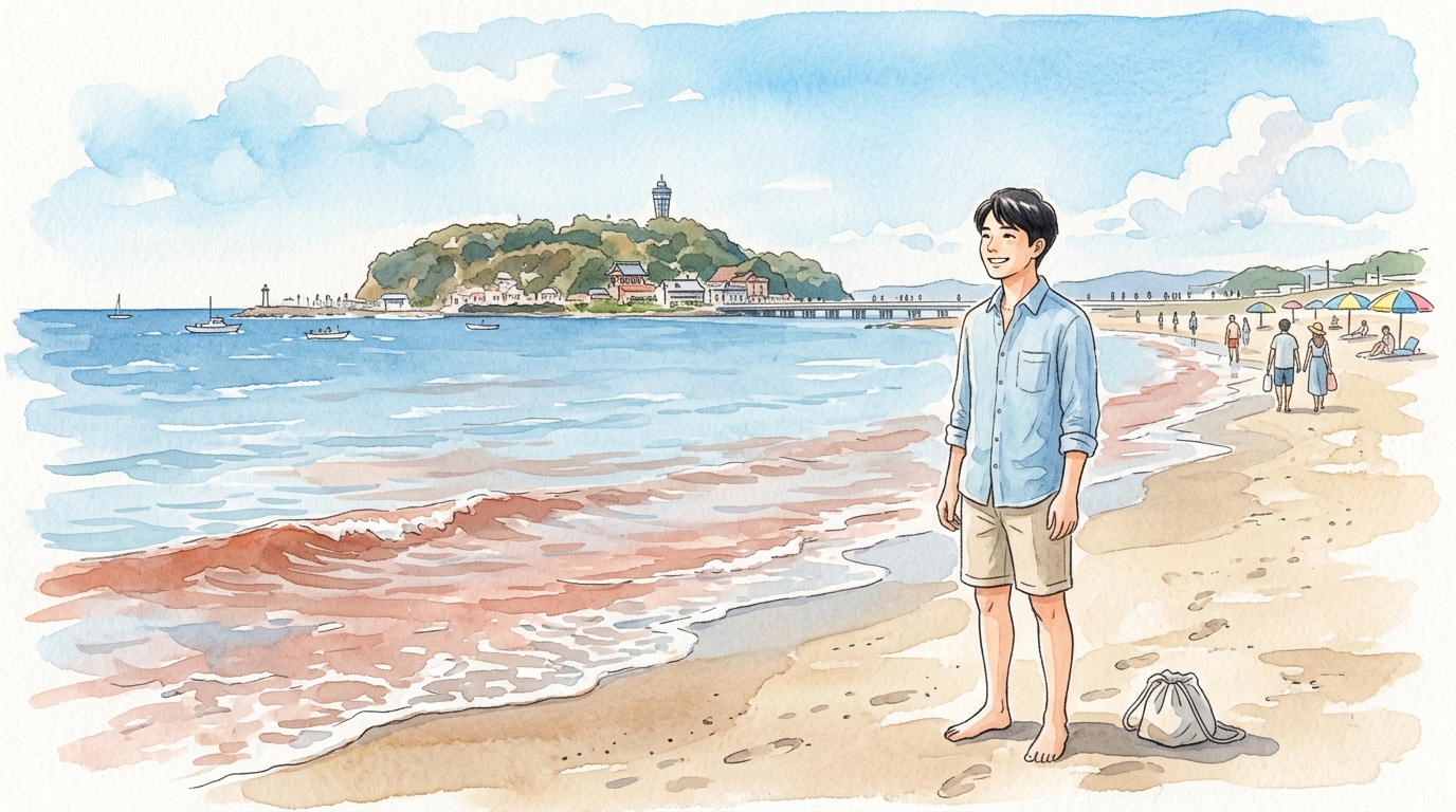 江ノ島・湘南の夜光虫はいつ見られる？赤潮のサイン・撮影方法・安全な見方を解説